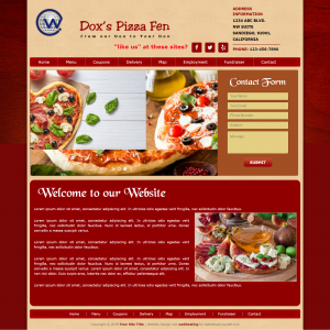 WordPress Pizza Restaurant Theme